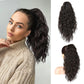 💇‍♀️ 49% OFF NOW! ✨ Curly Wavy Hair Extension with Ponytail – Frizz Control, Natural Look & Clip-In Design 💜
