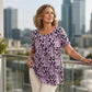 👚Women's Casual Printed Round Neck Short Sleeve Top