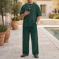 👔Men's T-Shirt & Wide-Leg Pants 2-Piece Set