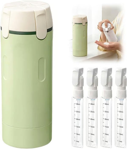 🧴 49% OFF NOW! 🎉 4-in-1 Travel Dispenser Bottles – Leak-Proof, Refillable & TSA Approved