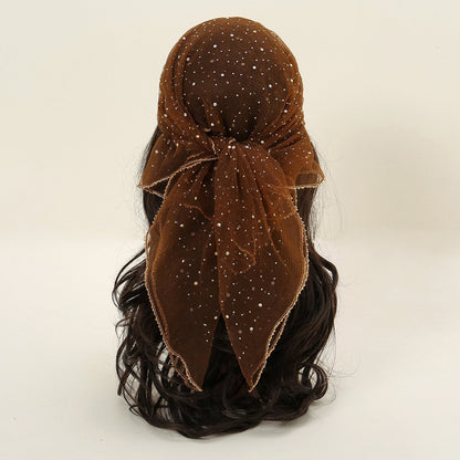🔥2025 HOT SALE 50% OFF🔥 Women's Glitter Decor Head Scarf