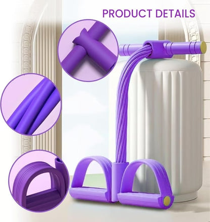 🦵 50% OFF NOW! 🚴 8-Tube Pedal Resistance Device – Full-Body Workout, Adjustable & Home Fitness 🏋️