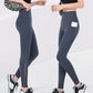 🎅 Christmas Early Purchase🎁 Women's Mesh High Waist Leggings with Side Pockets - Tummy Control and Butt Lift