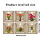 3D Flowers Vase Wall Sticker (2 PCS)