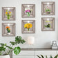 3D Flowers Vase Wall Sticker (2 PCS)