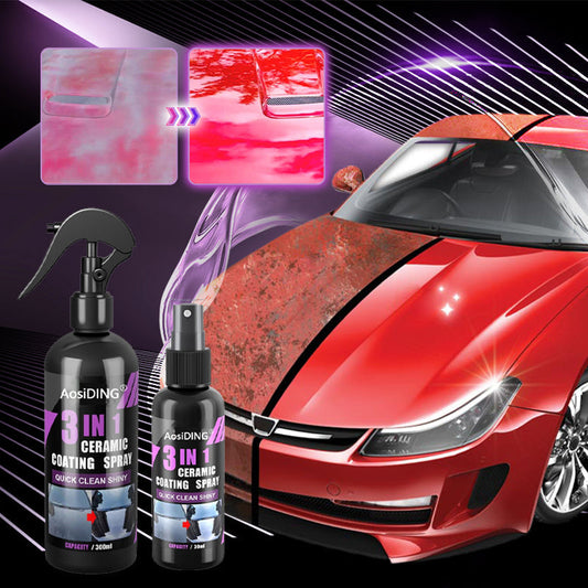 Next-Day Delivery🚘 50% OFF✨3-in-1 Automotive Ceramic Coating Spray