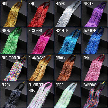 🏆 Last Day Special Price ＄9.99 ! 🎁14-pack Glitter Satin Hair Accessories ✨