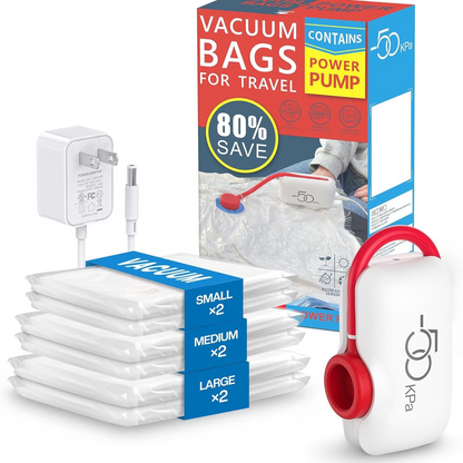 ⏰ While supplies last! 🔥 USB Electric Vacuum Sealer Bags — Save Space, 50% Off 🔥