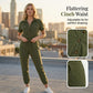 👗💖2026 New Collection! Short Sleeve Button-Front Jumpsuit for Women🌟