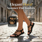 Limited Time Offer ⏰✨Women's Round Toe Flat Breathable Sandals