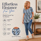 👚Women's Casual Printed Round Neck Short Sleeve Top