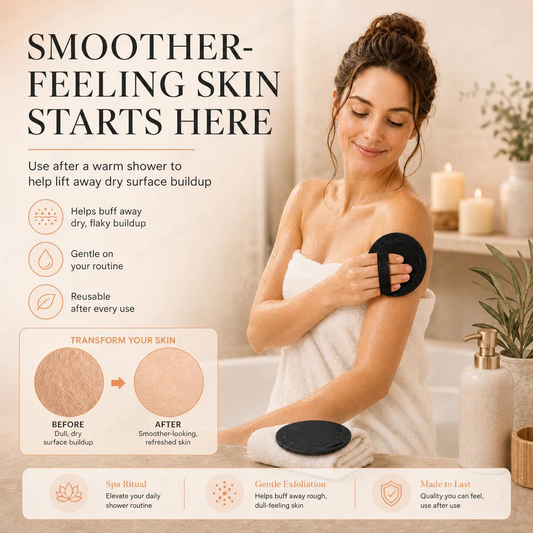 🖤Last Day Buy 1 Free 1🚿Exfoliating Scrub Bath Pads🧖‍♀️Gently exfoliate, unclog pores, reveal brighter skin.