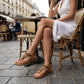 Limited Time Offer ⏰✨Women's Round Toe Flat Breathable Sandals