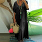 ⏳Time-Limited Special⏰Women's Casual Long Dress – V-Neck, Loose, Flowy 🌾