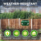🔥Stay safe outdoors✅Solar-powered animal repellent warning lights with loud alarm