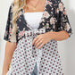 📢📢Big Sale Now On!⏰🌸Women's Floral Kimono Ruffle Sleeve Tie Cardigans Flowy Boho Loose Cover Ups
