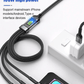 Transparent Luminous Super Fast Charging 3-in-1 Data Cable