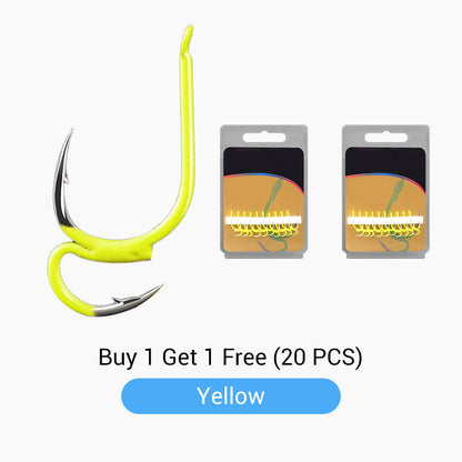 🎣 50% OFF NOW ✨ Ultra-Sharp Double Fishing Hooks — Strong Hold, More Catches 🐟