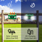 🔥Stay safe outdoors✅Solar-powered animal repellent warning lights with loud alarm