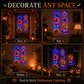 🔥Last Day Promotion 50% OFF|🎃 Halloween LED Silhouette Wall Light Stickers