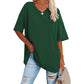 👕 LIMITED-TIME 50% OFF! 💥 Women's Casual Loose V-Neck T-Shirt – Soft, Breathable, Flowy Hem ✨