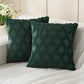 📢📢50% OFF !! ⏰Soft Plush Cushion Cover with Embroidered Geometric Diamond Pattern Minimalist Solid Color Throw Pillow Case for Sofa
