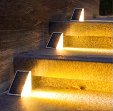 Solar Night Lights for Steps Fences Wall