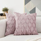 📢📢50% OFF !! ⏰Soft Plush Cushion Cover with Embroidered Geometric Diamond Pattern Minimalist Solid Color Throw Pillow Case for Sofa