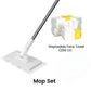 🧹Now only 50% off!💥Disposable Dust Mop with 4 Reusable Cloths
