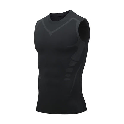 🔥 50% OFF NOW! 💪 Ionic Shaping Vest – Compression & Cooling – Body Contouring & Sleeveless – Invisible Under Clothes 🕶️