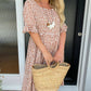 🏖️2026 Summer Hot Sale 50% OFF💃Round Neck Polka Dot Print Midi Dress
