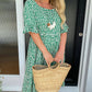 🏖️2026 Summer Hot Sale 50% OFF💃Round Neck Polka Dot Print Midi Dress