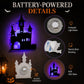 🔥Last Day Promotion 50% OFF|🎃 Halloween LED Silhouette Wall Light Stickers