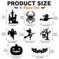 🔥Last Day Promotion 50% OFF|🎃 Halloween LED Silhouette Wall Light Stickers