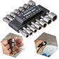 Hexagon Handle Screw Powerful Socket Wrench Set of 14 Pieces