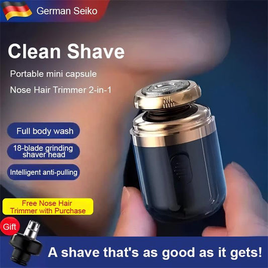 ✅Limited Time Half Price - Convenient Capsule 2-in-1 Razor