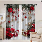 🎅Xmas Sales - 49% OFF🎄Christmas Window Curtains 2-Piece Set for Home Decor