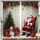 🎅Xmas Sales - 49% OFF🎄Christmas Window Curtains 2-Piece Set for Home Decor
