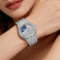 ⌚Iced Out Gold US Flag Eagle Watch Diamond Quartz Watch