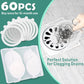 25 PCS Disposable Shower Drain Hair Catcher