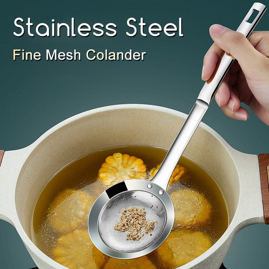 🔥2024 Hot Sale🔥 49% OFF - 304 Stainless Steel Strainer Spoon🔥Buy More, Save More