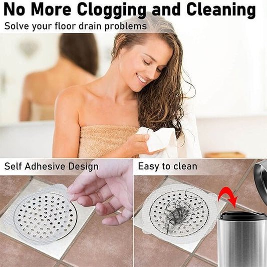 25 PCS Disposable Shower Drain Hair Catcher