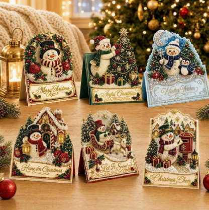 🎅Christmas HOT SALE💞50K+ SOLD!✨DIY 3D Christmas Greeting Cards Set
