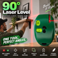 Align Perfectly Instantly! 90° Infrared Laser Level