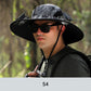 Men’s Sunscreen Fisherman Hat with 2 Detachable Solar Fans