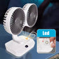 Desktop Oscillating Dual Head Fan