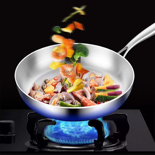 ✈️Free shipping📦Multifunctional Non-coated Stainless Steel Frying Pan