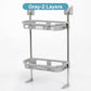 Multifunctional Durable Punch-Free Multi-Layer Storage Shelf