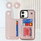 2 in 1 Card Holder Phone Case for iPhone
