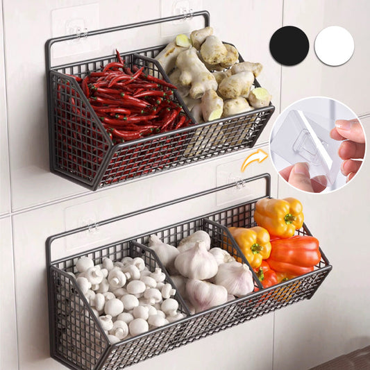 🔥Hot Sale 50% OFF🔥Large Capacity Punch-free Hanging Wall Organizer Basket